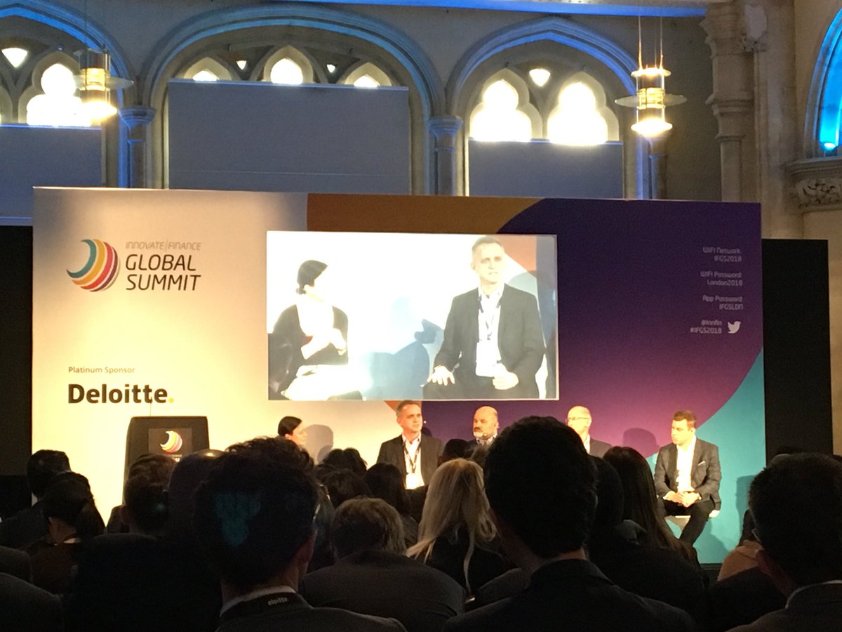 InnFin's tweet image. Consensus on the blockchain Panel: Pipeline not Pipe Dream! @SocieteGenerale @UBS @Ripple @BlockpassOrg #IFGS18 @InnFin