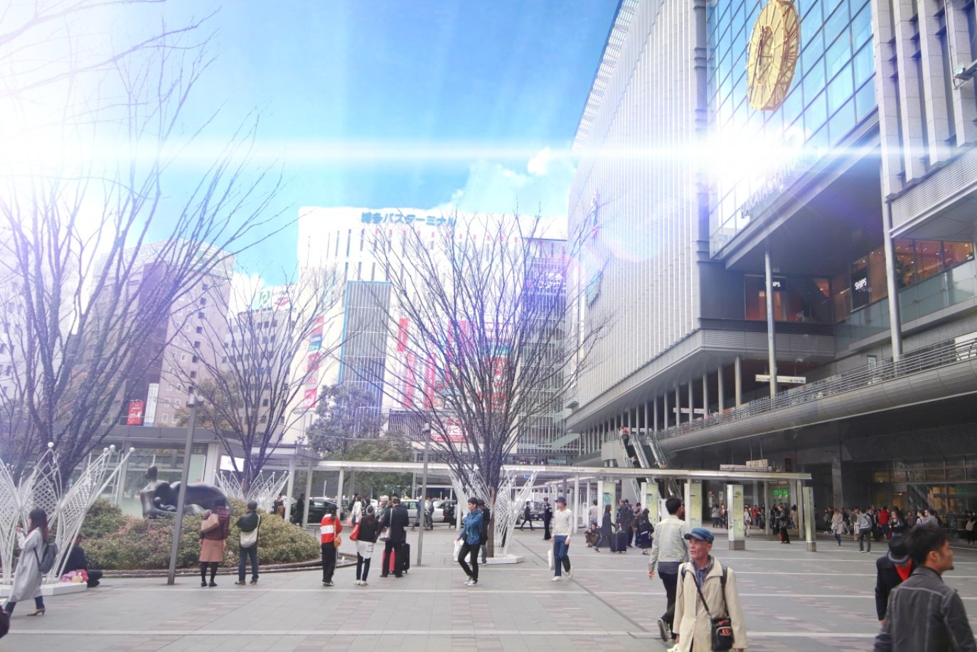 神代蒼太 アニメ 博多豚骨ラーメンズ に出てくる聖地 博多駅にて聖地巡礼 Amp 撮影してきました 画像とそっくりの写真に仕上げて見ましたﾟ ﾟ ﾟdﾟ ﾟ ﾟ 博多豚骨ラーメンズ アニメ 聖地巡礼 加工画 T Co N45mgcm4zg