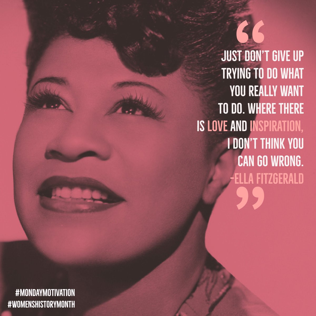 Never give up! #MondayMotivation #WomensHistoryMonth