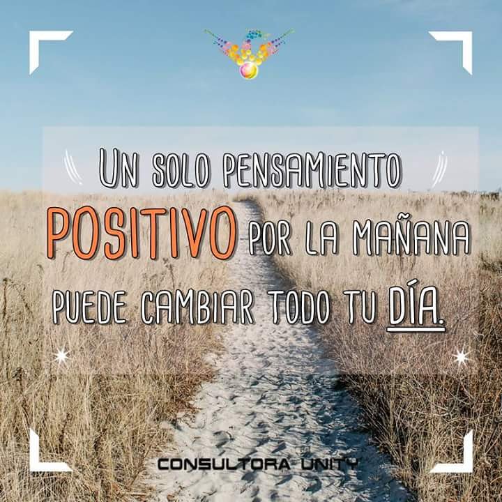 'Un solo pensamiento #positivo por la mañana, puede cambiar todo tu día'. consultoraunity.com.ar
#Lunes #Mondaymotivation #Motivación #Actitud #Coachingforlife #MotivationQuotes ✨🙌💪