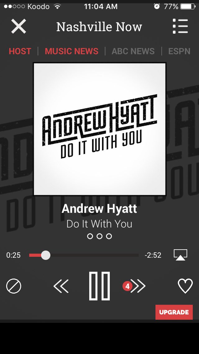 lawler_77's tweet image. Listening to #SlackerRadio at work &amp;amp; these 2 Canadians come on back-to-back! @AndrewHyattBand @paulbrandt 🇨🇦🎶👍