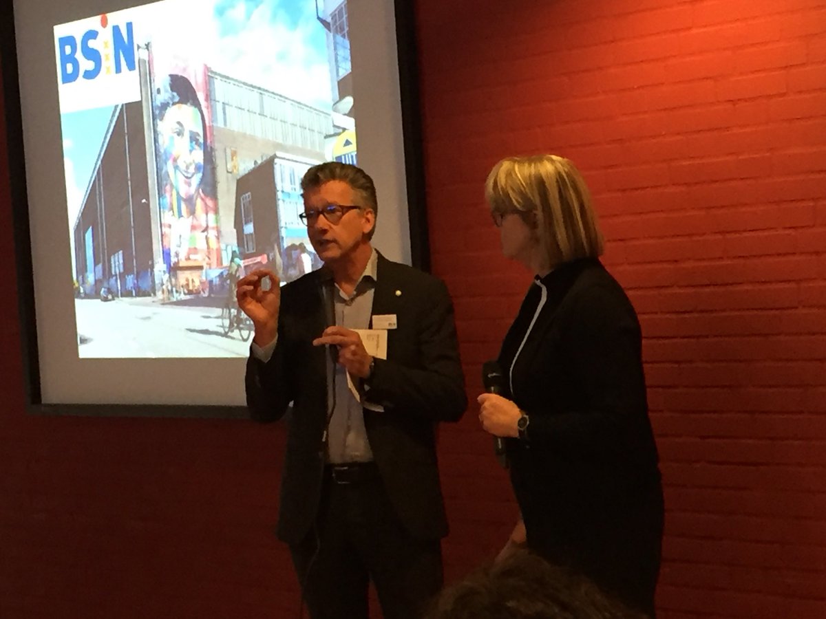 Edwin vd Meer en Coby v Berkum vertellen met enthousiasme over BeterSameninNoord #BSiN