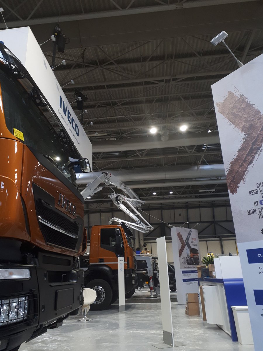 Preparation for the #TheUKConcreteShow are well under way! Make sure you come along and check out our brand new Stralis X-Way ... #IVECOUK #PerfectCrossing