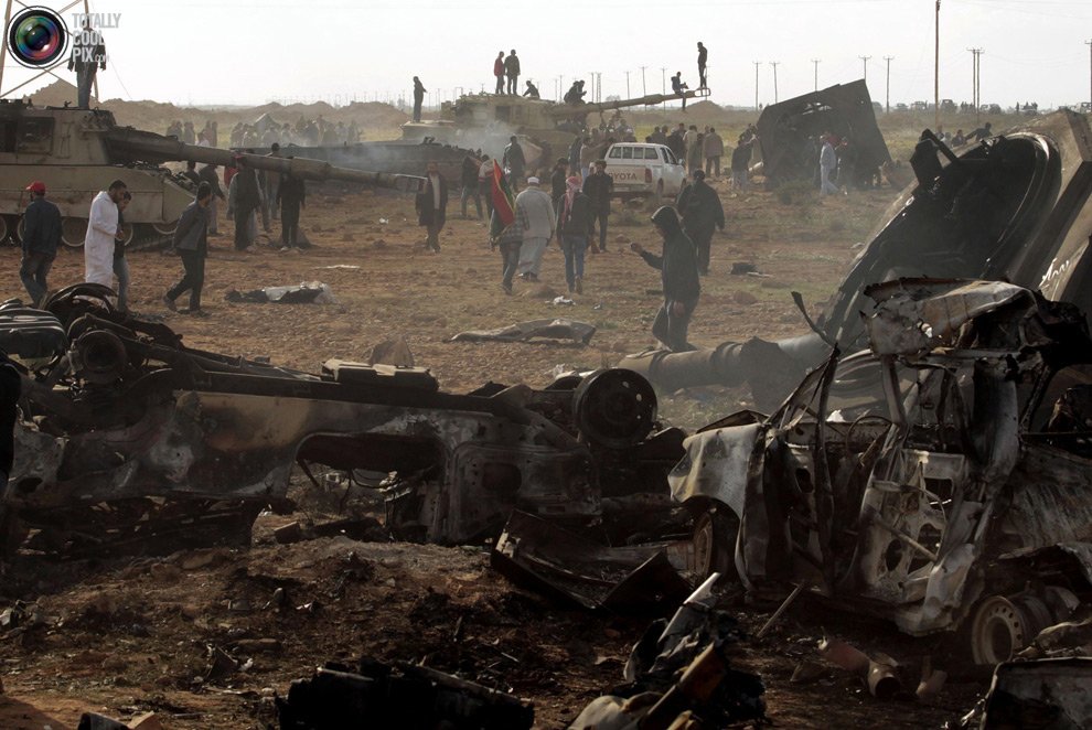 On this day in 2011, the French Air Force destroyed the Libyan army which was on its way to liberate Benghazi from terrorist control and restore security. This was the first attack on Libya by NATO under the pretext of protecting civilians