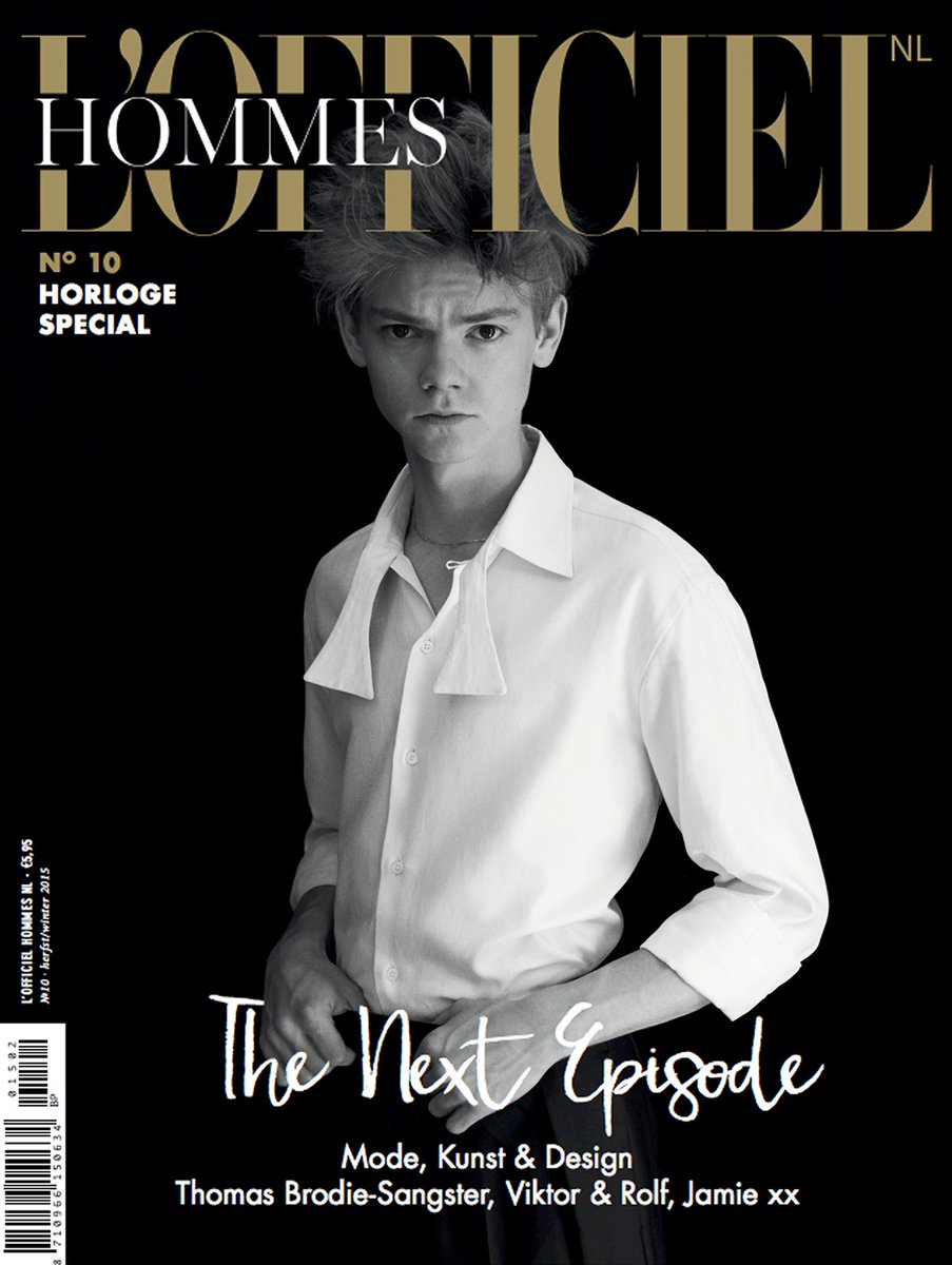 baekrigon's tweet image. AN EVOLUTION OF THOMAS BRODIE SANGSTER ON MAGAZINE FRONT COVERS