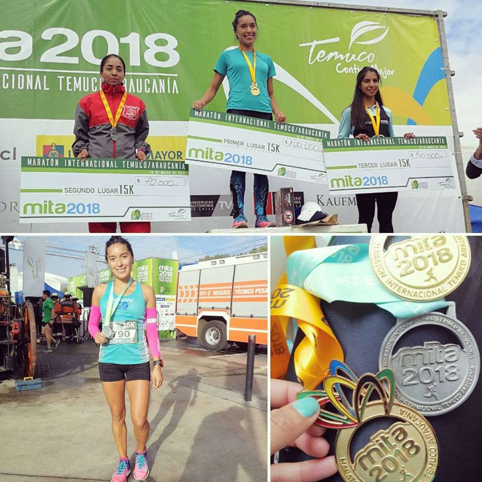 INDChileOficial's tweet photo. CHILE SE QUEDA CON 🥇EN LOS 15K DEL MARATON DE TEMUCO / Margarita Masías, atleta del Biobío tuvo un fin de semana redondo. El sábado se coronó campeona en 3.000 m con obstáculos en el Nacional realizado en Angol y en el #MITA2018 ganó en los 15K #Felicidades
📸Margarita Masías https://t.co/zEhzw96eS5