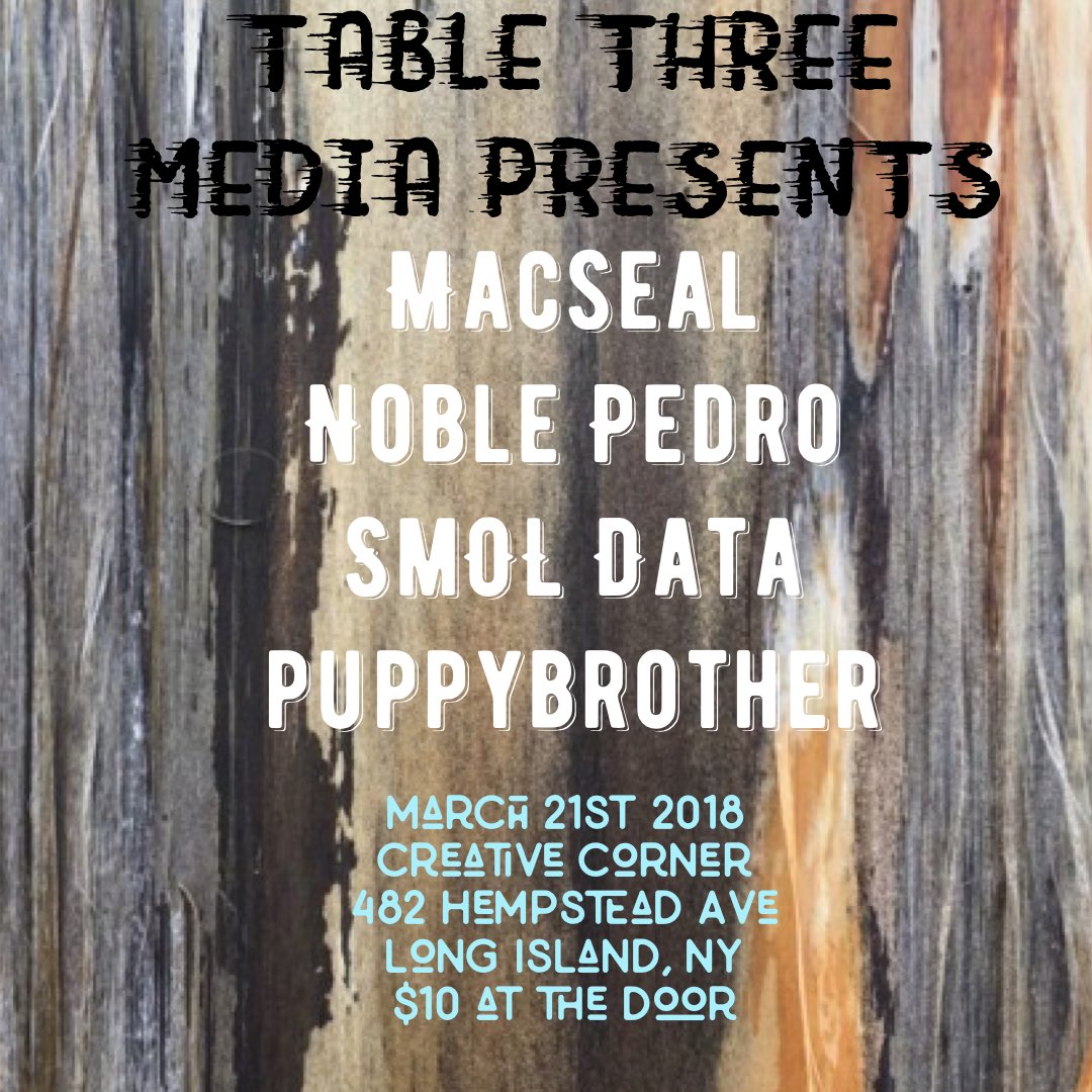 This gig is Wednesday! Who’s coming to show some love?!