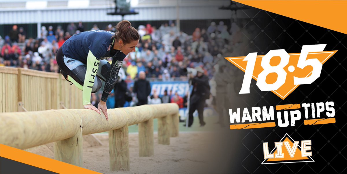 Join us on Facebook Live Thursday after #18point5! We'll be going over warm-up tips specifically for the workout. facebook.com/airrosti