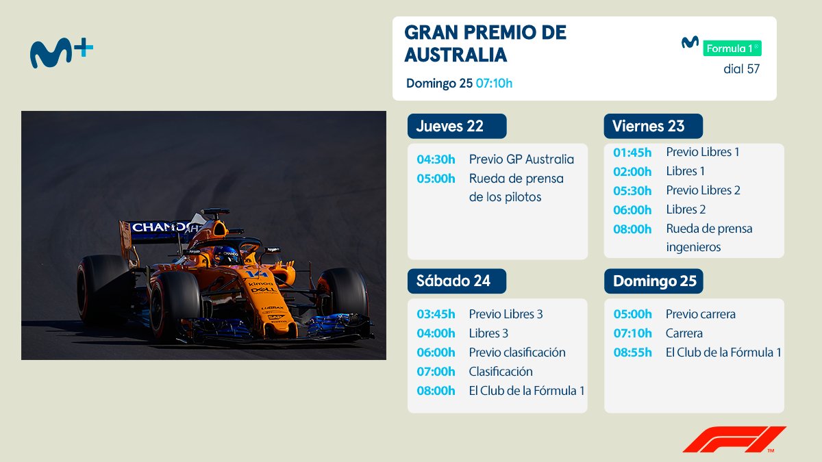 F1 en Movistar Plus+ tweet media