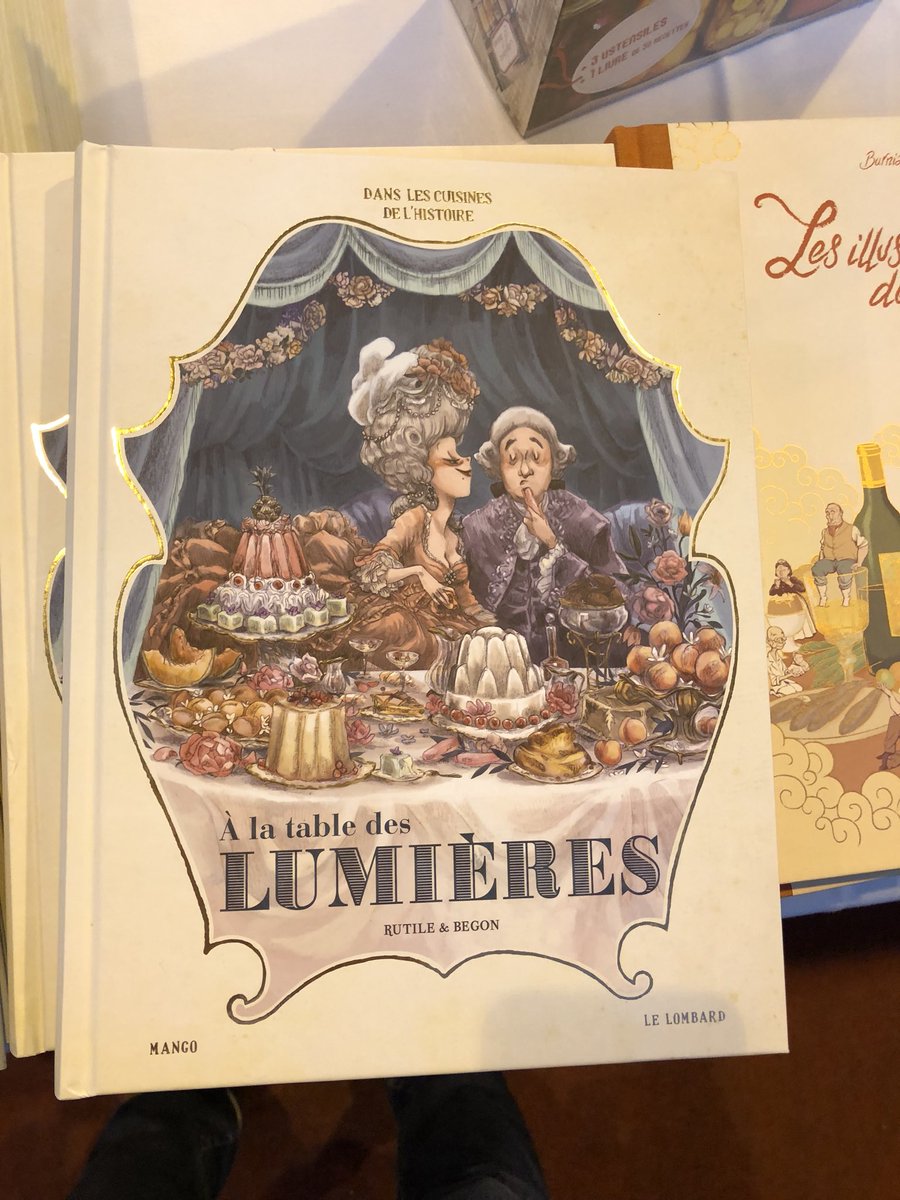 Il est paru et je l’ai découvert ce week-end au salon Festin d’Auteurs à Beynat #livre #bd #danslescuisinesdelhistoire #mango