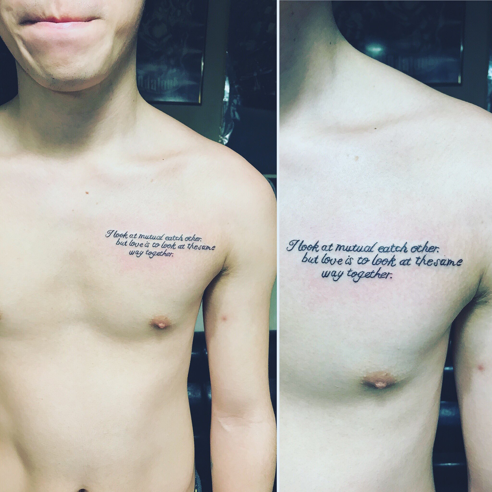 Twitter এ 2face Tattoo Studio シンプルなメッセージを サンキューでした 刺青 タトゥー タトゥー好きな人と繋がりたい オシャレ フォロー大歓迎 Rt メッセージ ワンポイント Tattoo Tattooing Tattoostudio Tattooed Tattooart Tattooartist