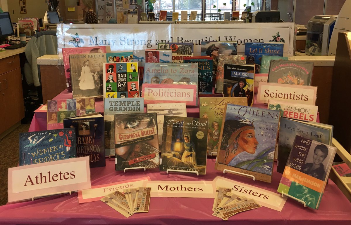 NCLibraryBuzz's tweet image. Celebrate Women’s History Month!  #strongwomen