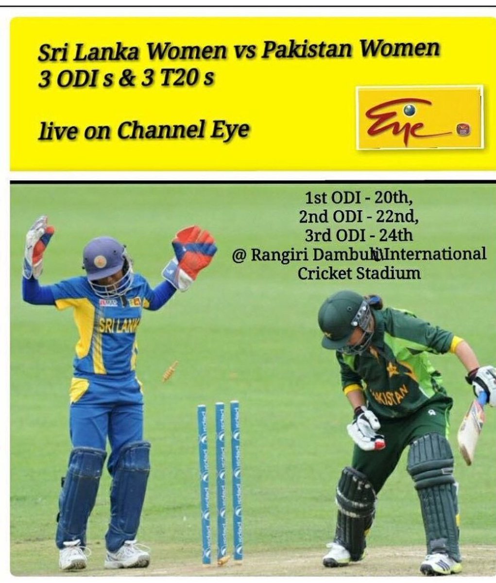 Don't forget to watch the Sri Lankan women's team battle it with the Pakistanis this March. 
#supportourgirls #srilankancricket