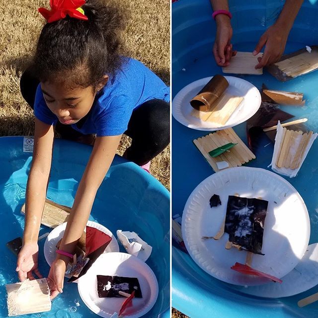 cobblibrary's tweet photo. Kids at #PowderSpringsLibrary had fun making Junk Boats! They used their imagination to build a boat out of #recycled materials. The boats didn't always float, but it was fun trying!
. . .
#recyclecrafts #recycleprojects #recycleboats #reducereuserecycle… https://t.co/Ix07b5fPrH https://t.co/YG1KJMqe7Z