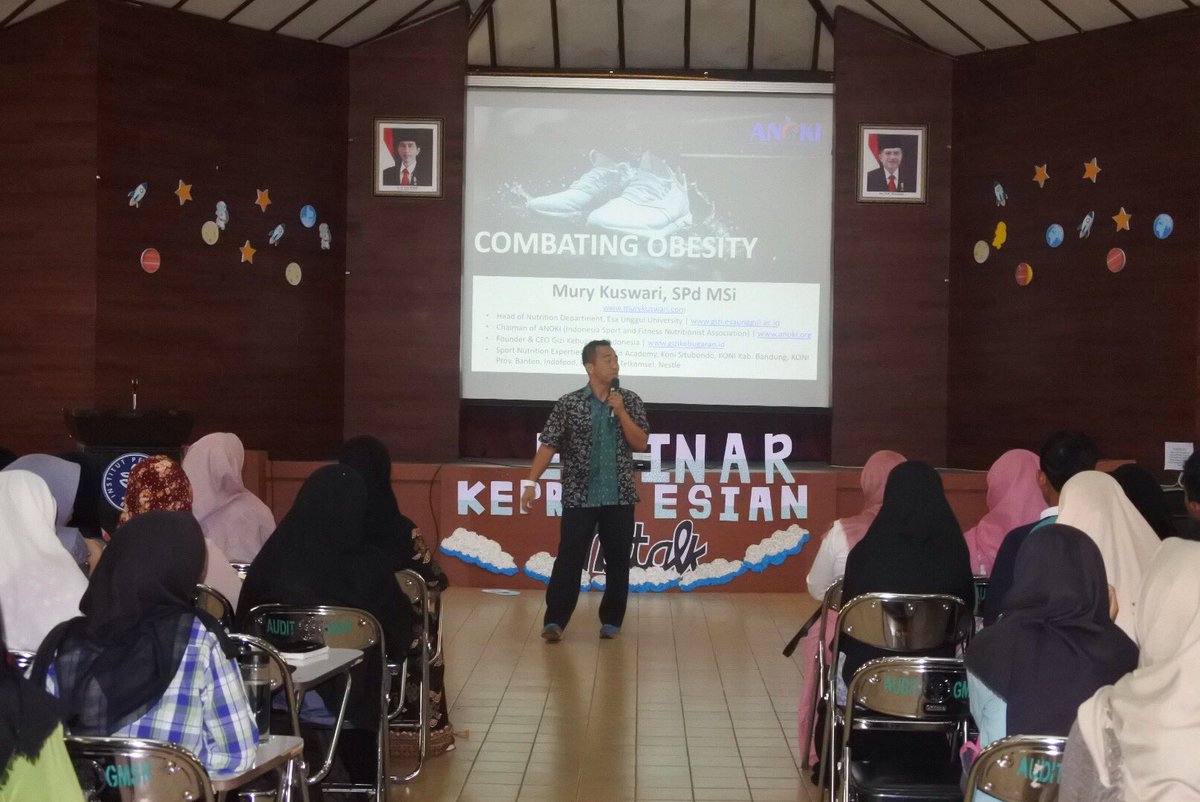 selamat coach <a href="/murykuswari/">Avery</a> atas   seminarnya di IPB terkait obesitas