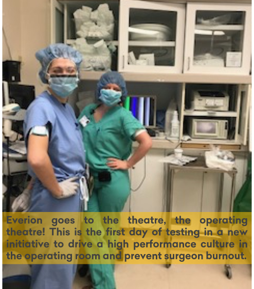 andreascaduff's tweet photo. Medical #wearable Everion goes to the operating theatre! This is the 1st day in a new initiative to drive high performance culture in #operatingroom &amp; prevent #surgeons #burnout. First stop @MedStarHealth &amp; @WUSTLmed. See https://t.co/R38EPi7Zxe https://t.co/ZeYjlAVrIp