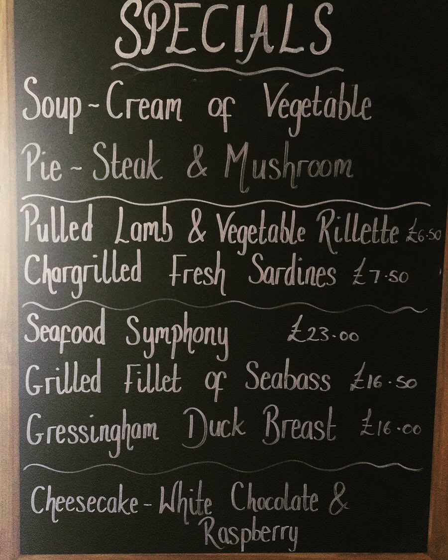 The Rose Shenfield on Twitter "Monday’s Specials 🍽🍷…