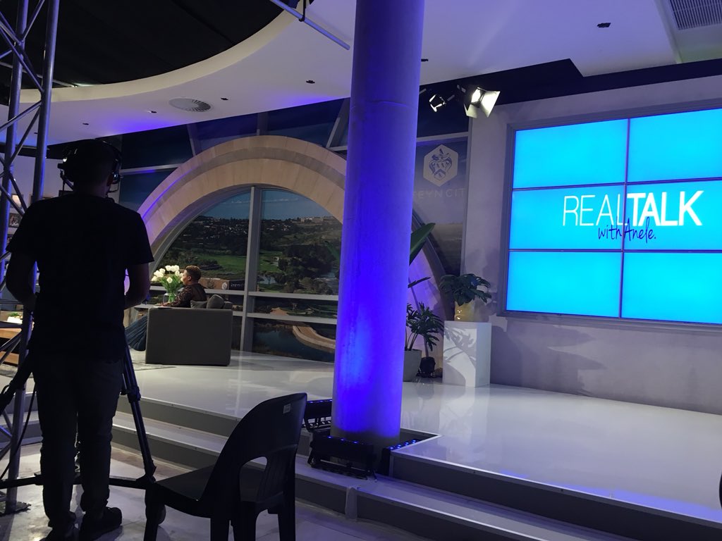 And we are on air with #RealTalkWithAnele. We can’t wait to go on and tell <a href="/thursdaysza/">Thursdays</a>’s story! <a href="/RealTalkOn3/">#RealTalkOn3 6pm SABC3</a>