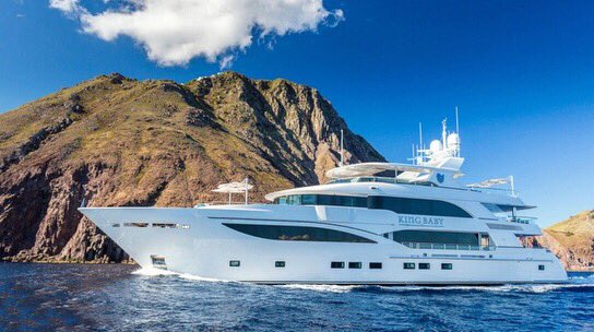 M/Y KING BABY is the rock'n'roll-inspired yacht built by IAG in 2016. At 497 gross tons, the tri-deck 140ft luxury yacht is the largest composite motor yacht delivered in China to date.

#kingbaby #kingbabyyacht #iag #iagyacht #iagyachts #madeinchina
#yachtcharter #yachtdesign