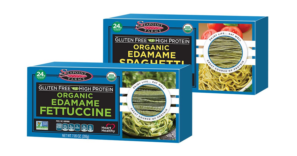 SPOTTED! Fun new pasta swap!!! The only ingredient is edamame… and the flavor &amp; texture are ON POINT. Get all the info at hungry-girl.com!