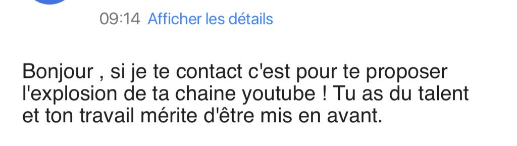 Ah ba merci, c’est vrai que j’ai du mal à faire décoller ma chaine j’espère percer un jour