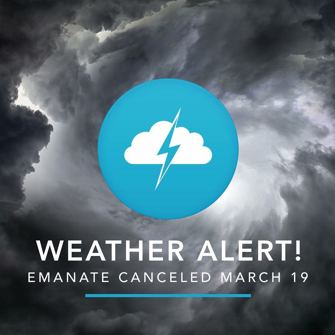 Guys emanate is cancelled tonight. Please stay safe and we’ll see you next week!