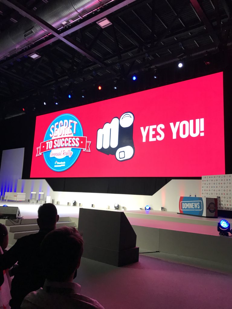 DominosRally's tweet photo. Simon Wallis: “The secret to your success, is you.” #DominosRally2018 https://t.co/0JmVAn0SlT