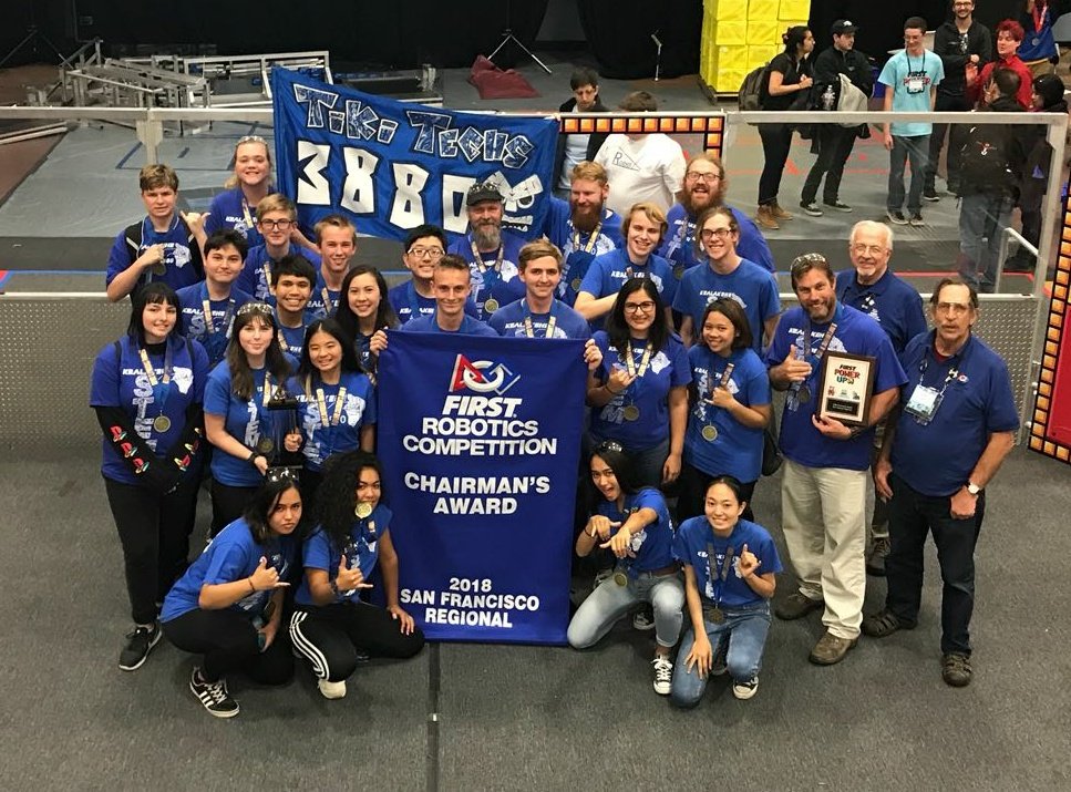 Tiki Techs 3880 (@tikitechs) on Twitter photo San Fransisco Chairman's win. Congratulations to the winner <a href="/FRC973/">FRC 973 The Greybots</a> <a href="/team971/">Spartan Robotics</a> and team 972 for your win! Cannot wait to you all that worlds!π€πΌ San Fransisco Chairman's win. Congratulations to the winner <a href="/FRC973/">FRC 973 The Greybots</a> <a href="/team971/">Spartan Robotics</a> and team 972 for your win! Cannot wait to you all that worlds!π€πΌ