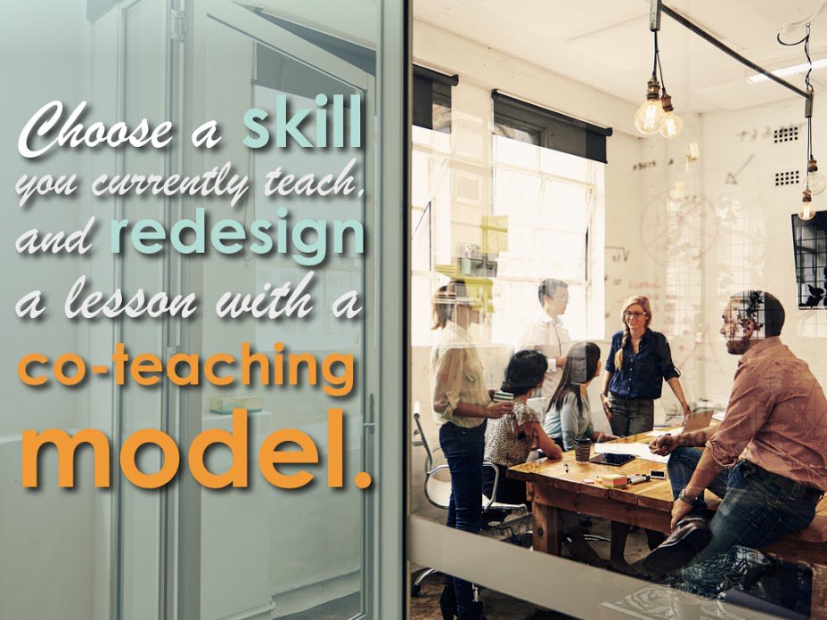 Dig deep, find that #MondayMotivation and take on this #coteaching challenge! Need a quick refresher on how each of the 7 models work? Check out our webinar to hear what <a href="/leeannjung/">Lee Ann Jung</a> has to say: bit.ly/2HC0sPe #RTIi #spedchat #inclusiveeducators #inclusion