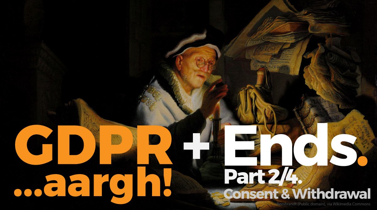 GDPR...aargh!

Consent and consent removal.
Part 2/4

Considers the brand experience of endings, how the apparel sector gains from closure experiences, and how changes in  consumerism will see the old school data hoarders die.

closureexperiences.com/blog/2018/3/19…