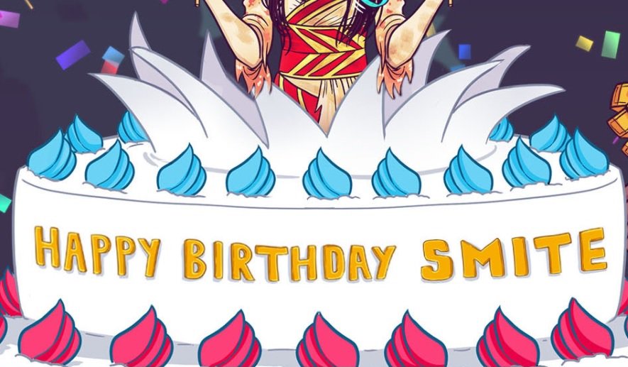 elantipulpos's tweet photo. https://t.co/thoOBMw5eK Smite cumple 4 años ya! @SMITEGame  @SmiteGameLA @ESLSMITE #Smite #SMITEBirthday https://t.co/OPjPJwSS6X