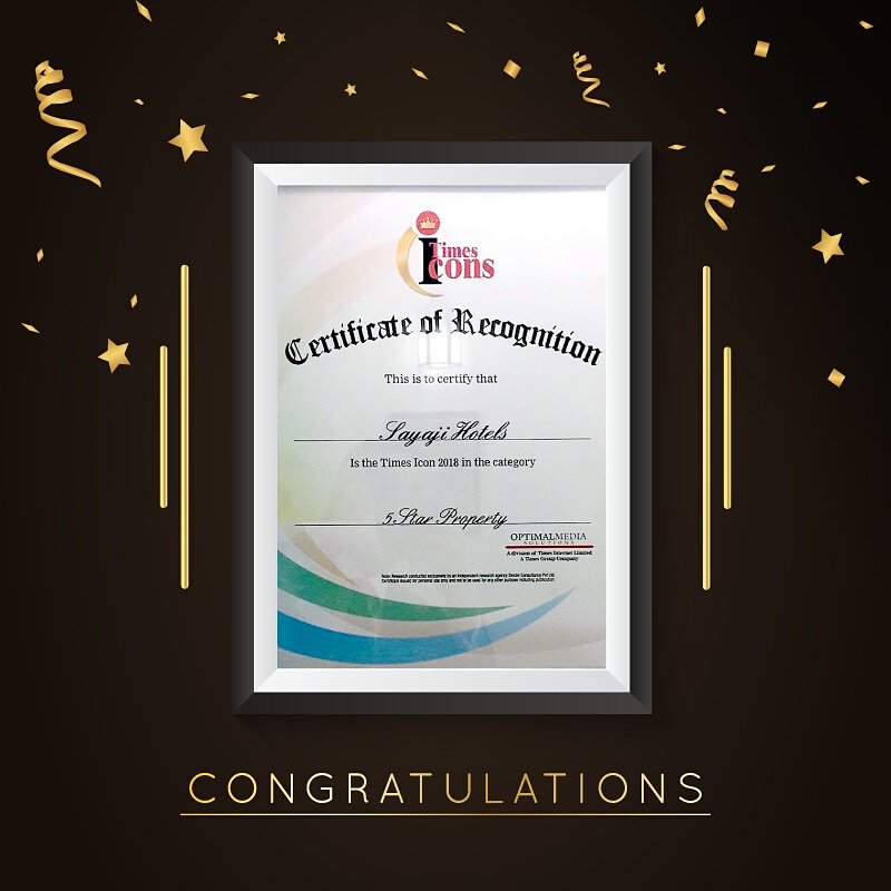 SayajiHotelsLtd's tweet photo. We're really proud to announce that we've received the Certificate of recognition. We've always prided ourselves in being part of the 5 Star Property categorization and we couldn't be happier. Thank you!
#AlwaysFirstTime #SayajiHotels #Congratulations https://t.co/JxwrAJVwFC