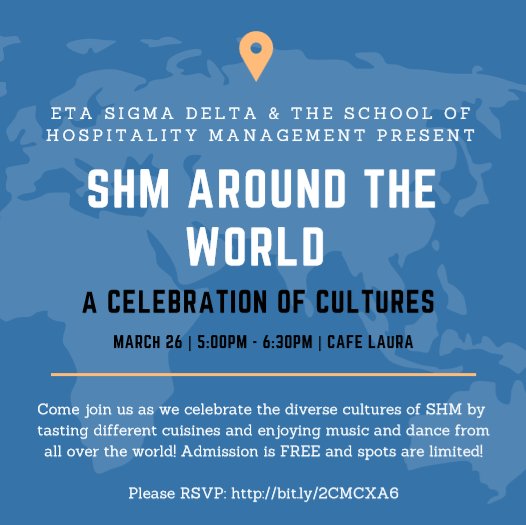 SHMCafeLaura's tweet photo. Celebrating the many cultures of hospitality and SHM. https://t.co/wEtjfpMTjb