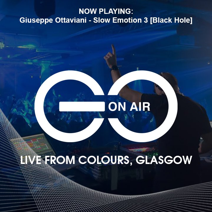 GOttaviani's tweet photo. 06. Giuseppe Ottaviani - Slow Emotion 3 [Black Hole] #LiveFromColours #Glasgow #GOOnAir https://t.co/lBSSekIJAB