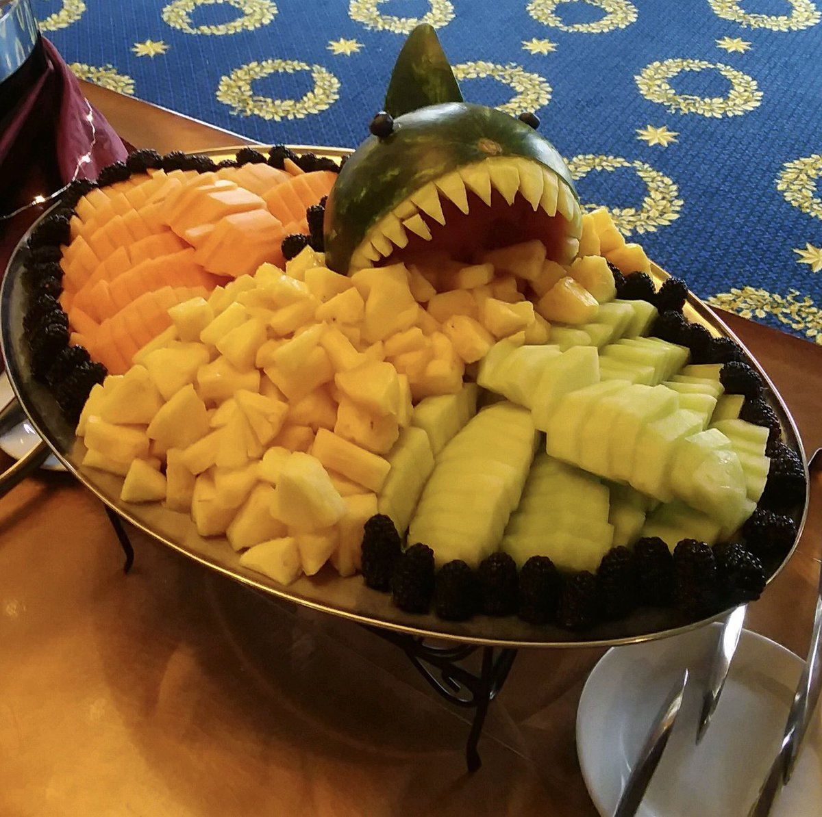 When our clients have a shark themed meeting, we get a little excited and can't help but to get in on the action.
 #sharkattack #themedevents #culinaryfun #swanterrace