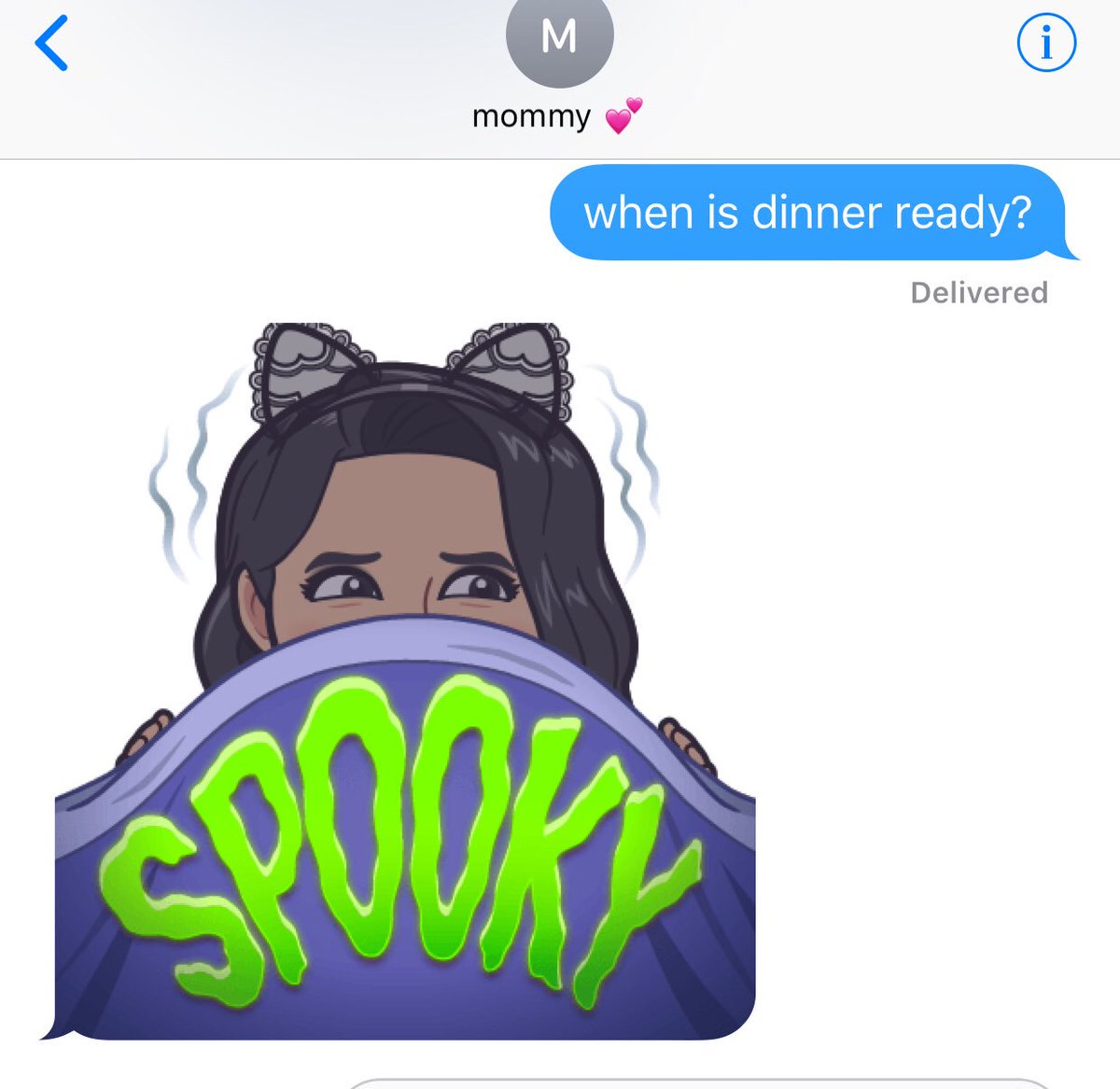 well guys dinner will be ready in spooky