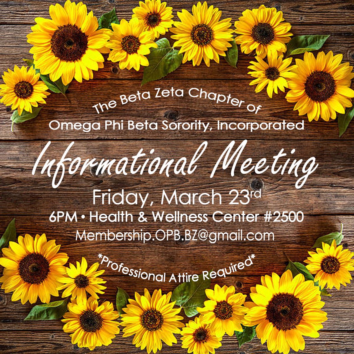 It's time 🕰 to mark your calendars 📆 and join us 👯‍♀️, THIS ✨FRIDAY✨, March 2️⃣3️⃣rd, 2018 <a href="/6/">Adrián Lamo</a>️⃣:0️⃣0️⃣ PM for our FIRST ➡️SPRING INFORMATIONAL ⬅️ of the semester 👏🏼👏🏼 Get to learn about our empowering sisterhood 👩🏽‍🎓 and maybe YOU can 🌻BLOSSOM🌻 too!