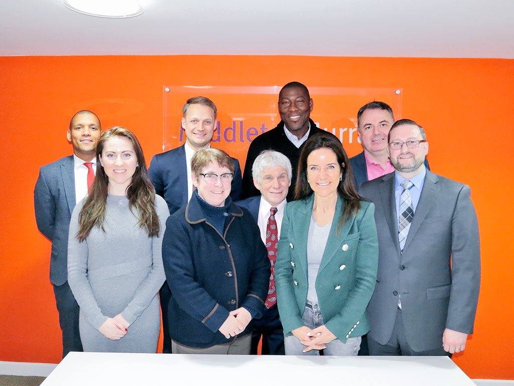 TomBewick's tweet image. Great first day in London of the #TAEF Apprenticeships study tour. Our U.S. delegates learning all about the U.K. Apprenticeships model @MiddletonMurray @ArchApprentices @cityandguilds - Thanks everyone 🇬🇧 🇺🇸