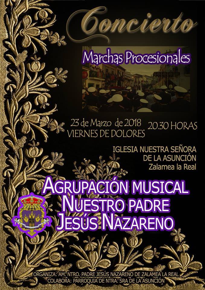 AmntroJesusN's tweet photo. Concierto de Marchas Procesionales el Viernes de Dolores https://t.co/kNMrvlCOXa https://t.co/8erSm0L6fF