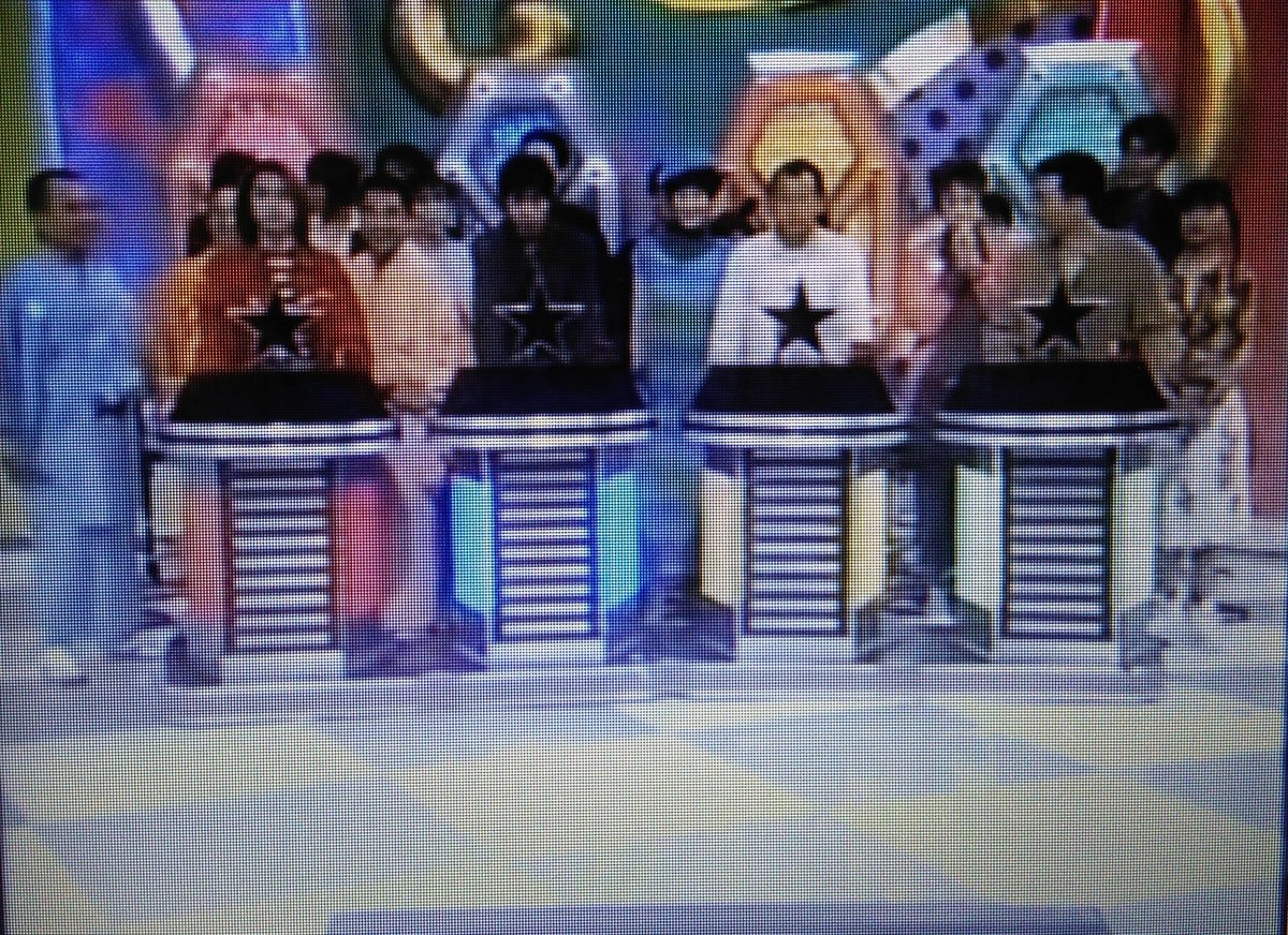 ট ইট র Kj 日テレスーパークイズスペシャル 1997年3月日放送 での 新マジカルシャウト より 全18チームを4組 3対戦に割り振ったため 1対戦あたりの参加人数がかなり多くなりました このごちゃごちゃ感 意外と嫌いじゃない 笑