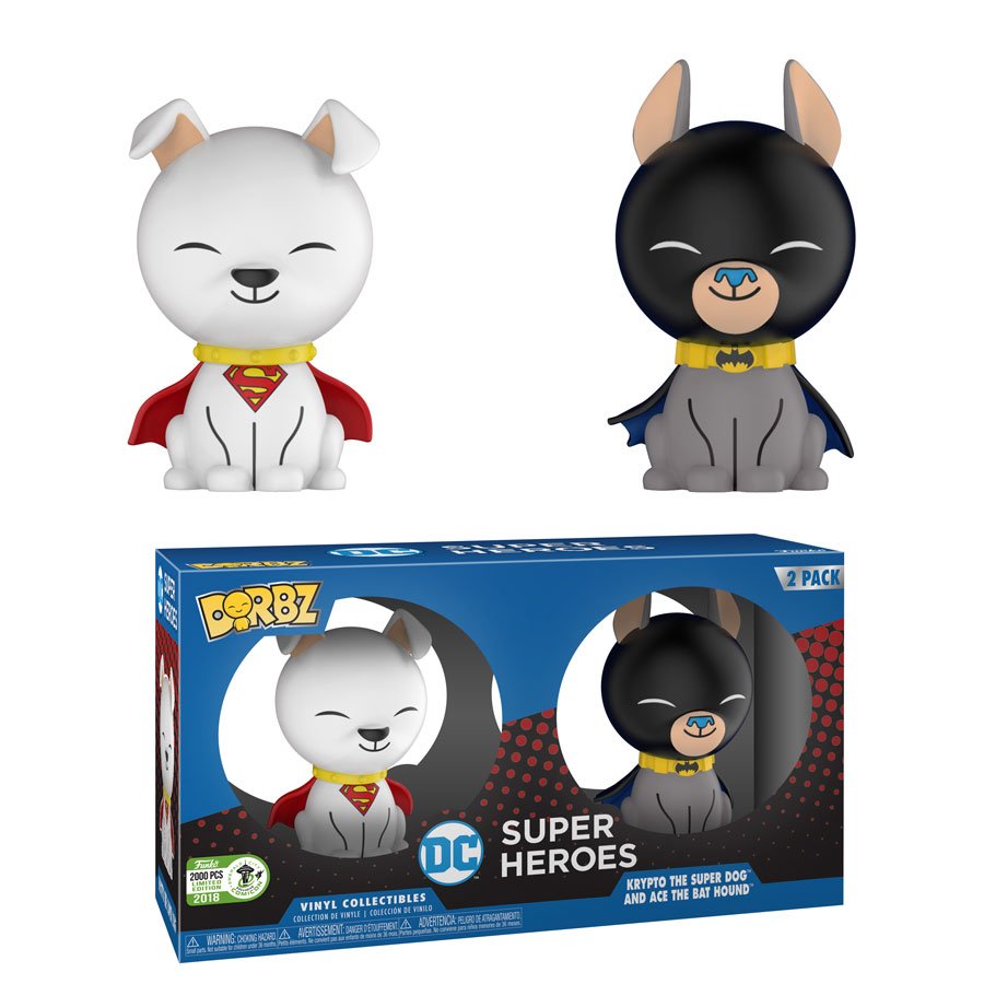 RT &amp; follow <a href="/OriginalFunko/">Funko</a> for the chance to win an #ECCC 2018 exclusive Krypto and Ace Dorbz 2-pack!
