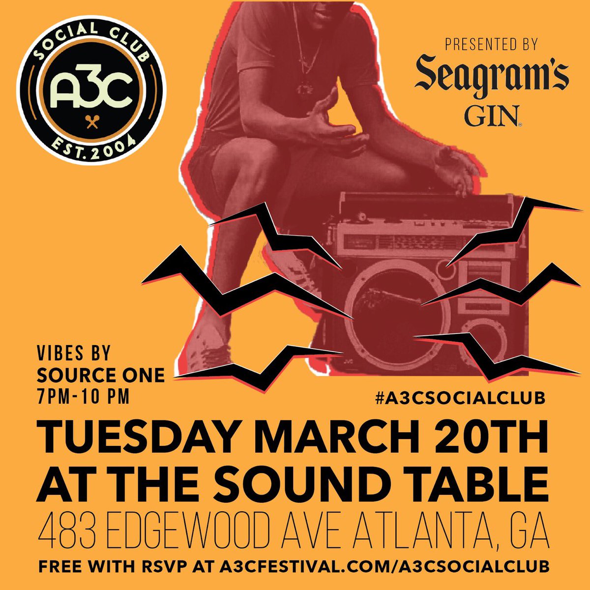 CidneeRich's tweet image. . @A3C SocialClub is tomorrow! FREE w. RSVP ✨ #networkANDchill