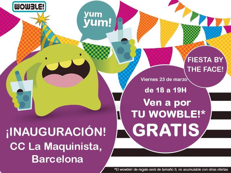 WowbleBubbleTea's tweet photo. El próximo viernes,23 de marzo,ya tienes planazo para la tarde.Vente con tus amigos al Wowble! Point de @LaMaquinistaBcn y disfruta de una hora gratis de Wowble!s por la cara 
Más información ➡️ https://t.co/VPEdwqxeHf #wowble #bebidaconbolas #barcelona  #invasionwowble #gratis https://t.co/I602jRg0cX