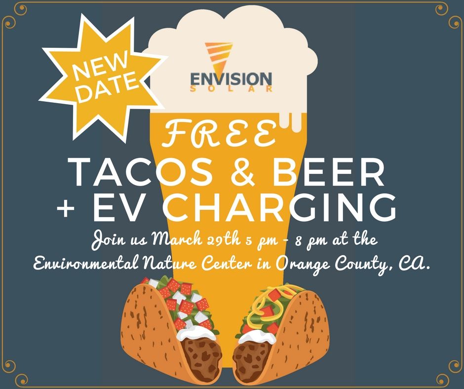 BeamForAll's tweet image. Please register for the FREE and upcoming event here: buff.ly/2FwX3ot.
#EnvisionSolar #EVSI #EVARC #OrangeCounty #California #tacos #beer #EV #charging #event #solar #tech #energy #sustainabilityhttps://buff.ly/2FwX3ot