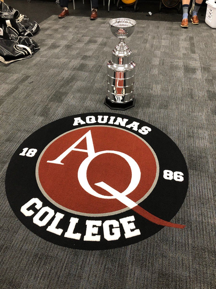 griffinshockey's tweet photo. Congrats to @AquinasHockey on their second straight @NAIA_IceHockey National Championship! 🏆 https://t.co/NDFQO2Ncvg