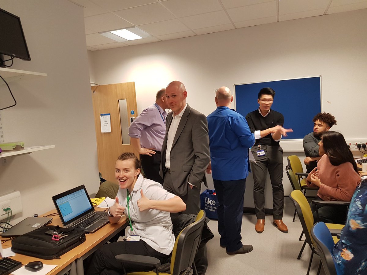 alisontennant1's tweet photo. @RWT_NHS ePMA Team ready to start transcribing treatment sheets for the go-live. coffee and chocolates at the ready... https://t.co/jUzhLM9aqO