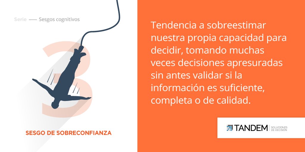 #SesgosCognitivos | #SesgoPorExcesoDeConfianza