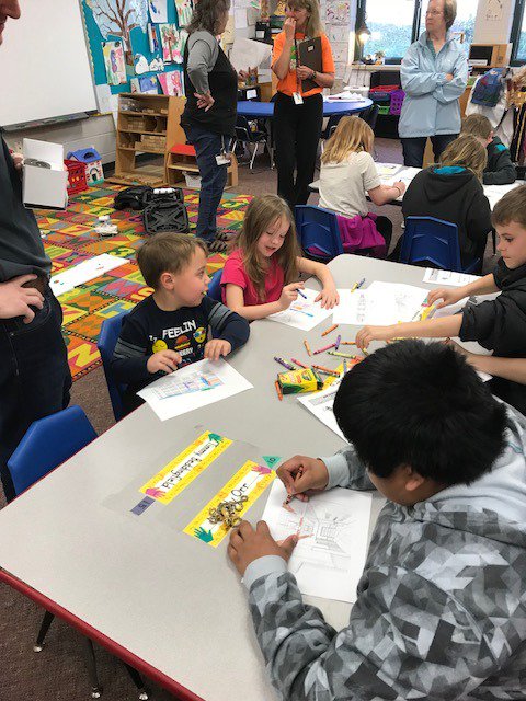 DomokurArch's tweet photo. Career day is always a blast! The little architects at Rosman Elementary School have bright futures ahead! #CareerDay #PlantTheSeed #LilArchitects #ArchitectInTraining #CampDesign @TransylvaniaSch #RosmanElementary https://t.co/IaztZlTwOb
