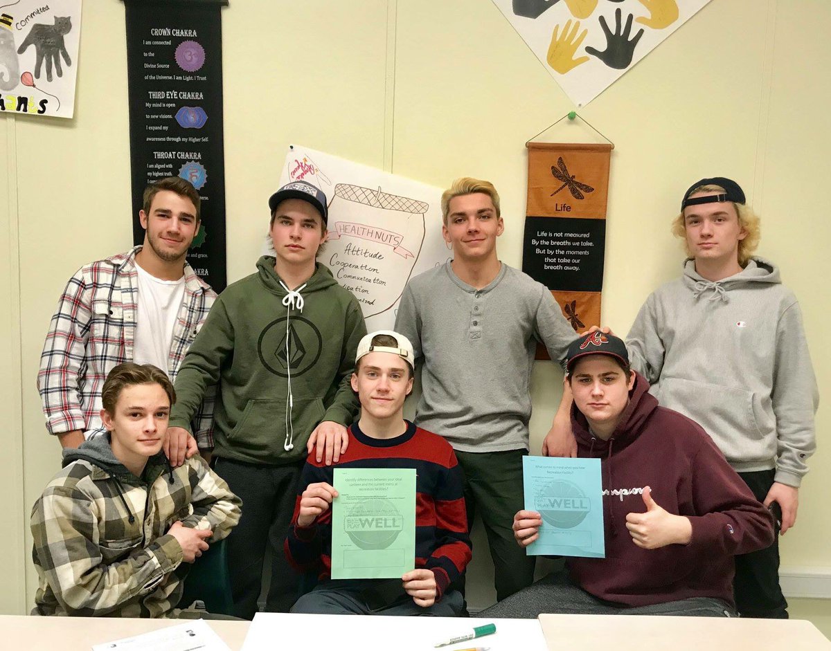 Our team had a great afternoon with enthusiastic FHS Leadership students. 😀🍏⚽️ Here’s to a healthy and active future at recreation facilities in New Brunswick!