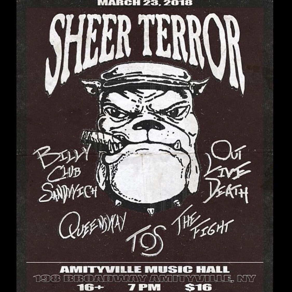 xgoodmusic's tweet photo. #SheerTerror #BillyClubSandwich #Queensway #TOS #TheFight #OutLiveDeath #xGoodMusic https://t.co/Zem1iJqqWp